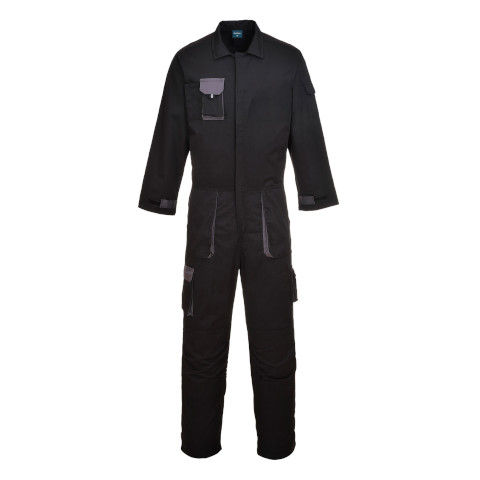 Portwest Texo Contrast Coverall in Black