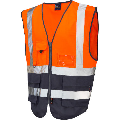 Orange/Navy