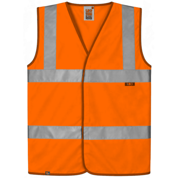 Leo Workwear Hi Vis Tarka Red Waistcoat