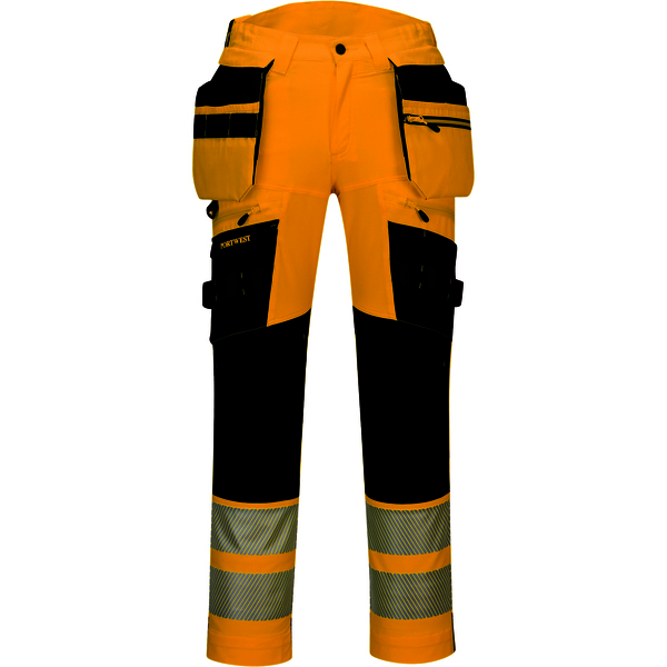 Portwest DX4 Hi Vis Detachable Holster Pocket Trouser