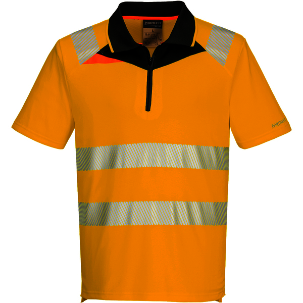 Portwest Hi-Vis Polo Shirt Long Sleeve